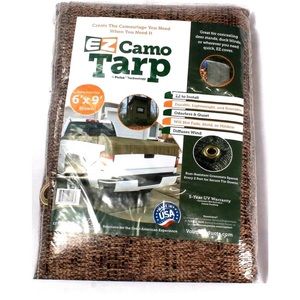 Ez Camo Tarp brown 6 x 9 new